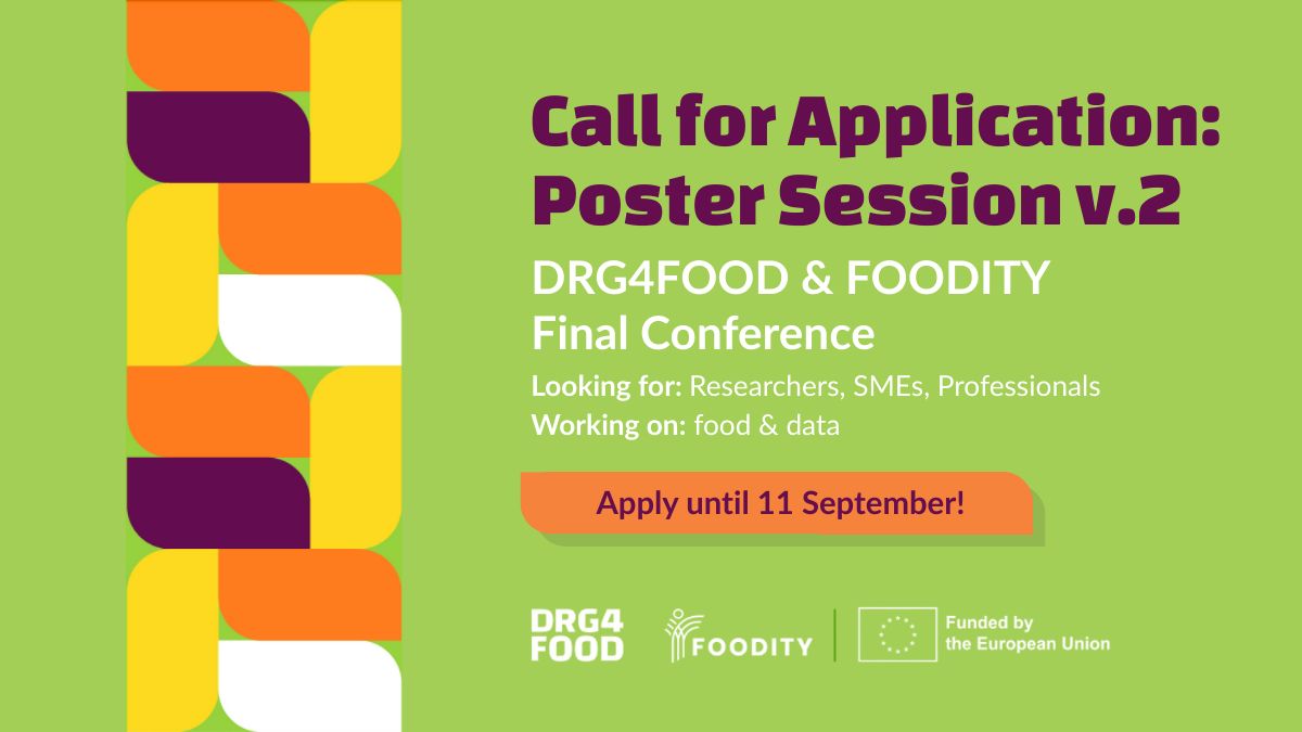 FOODITY & DRG4FOOD final event_Poster session